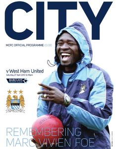 Manchester City v West Ham United 2012/13